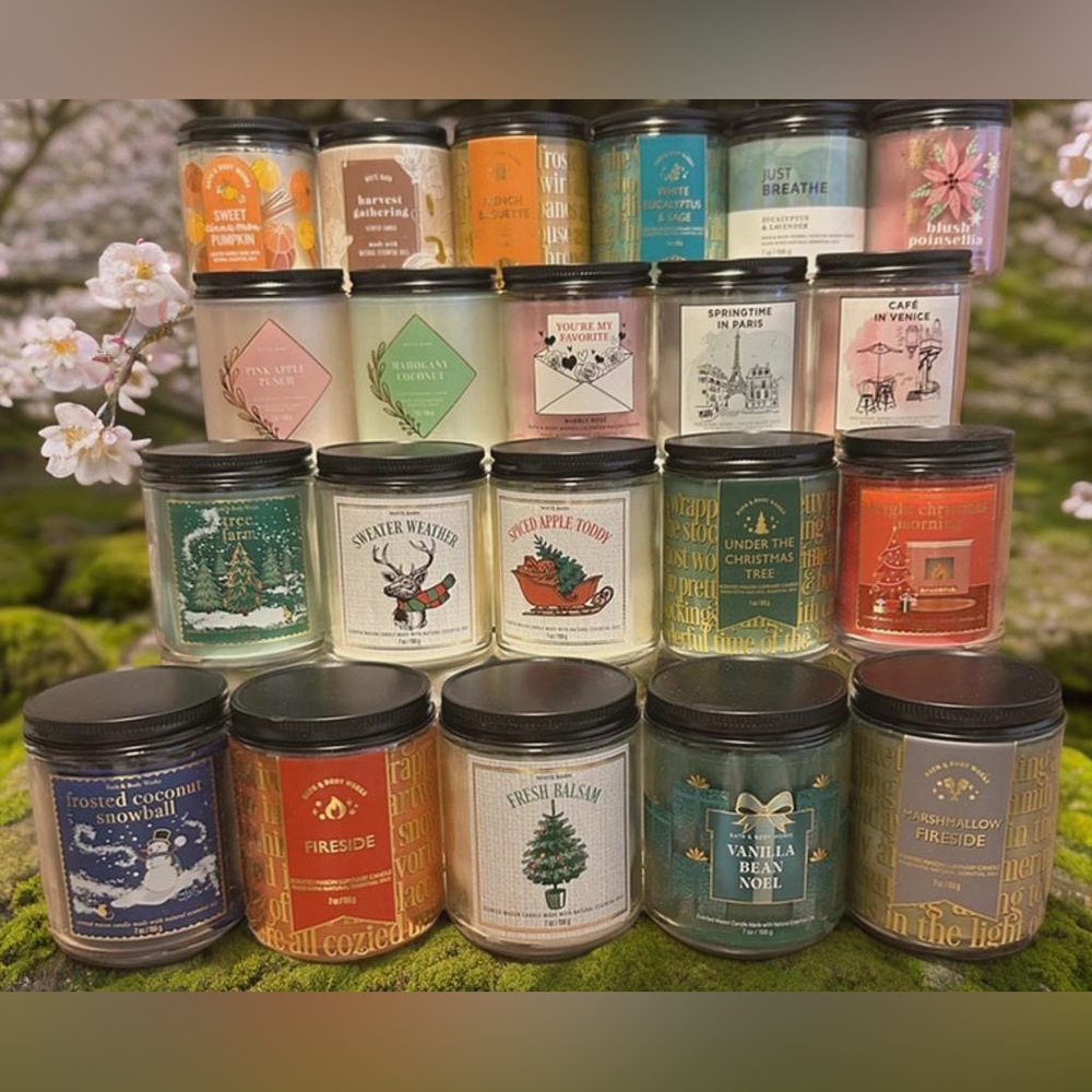 Bath & Body Works Single Wick Candles (2 Candles)